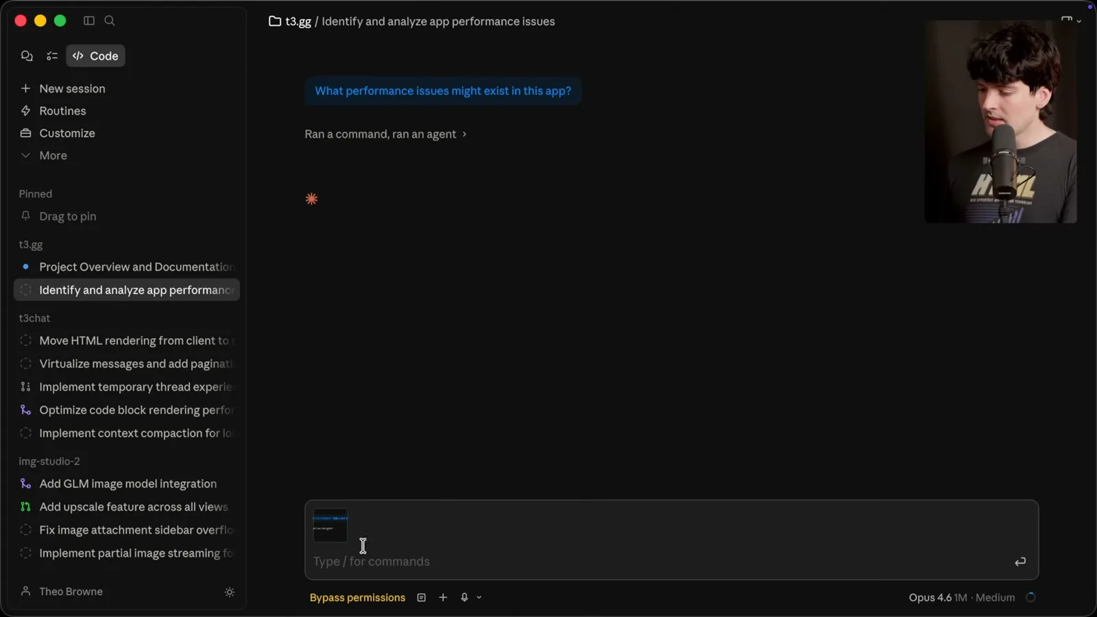 Claude Code desktop conversation