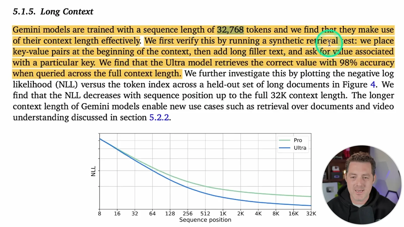 Synthetic long-context retrieval