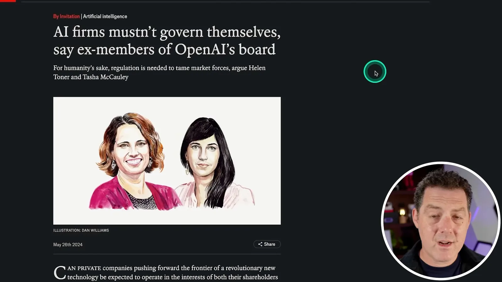Former directors’ governance essay