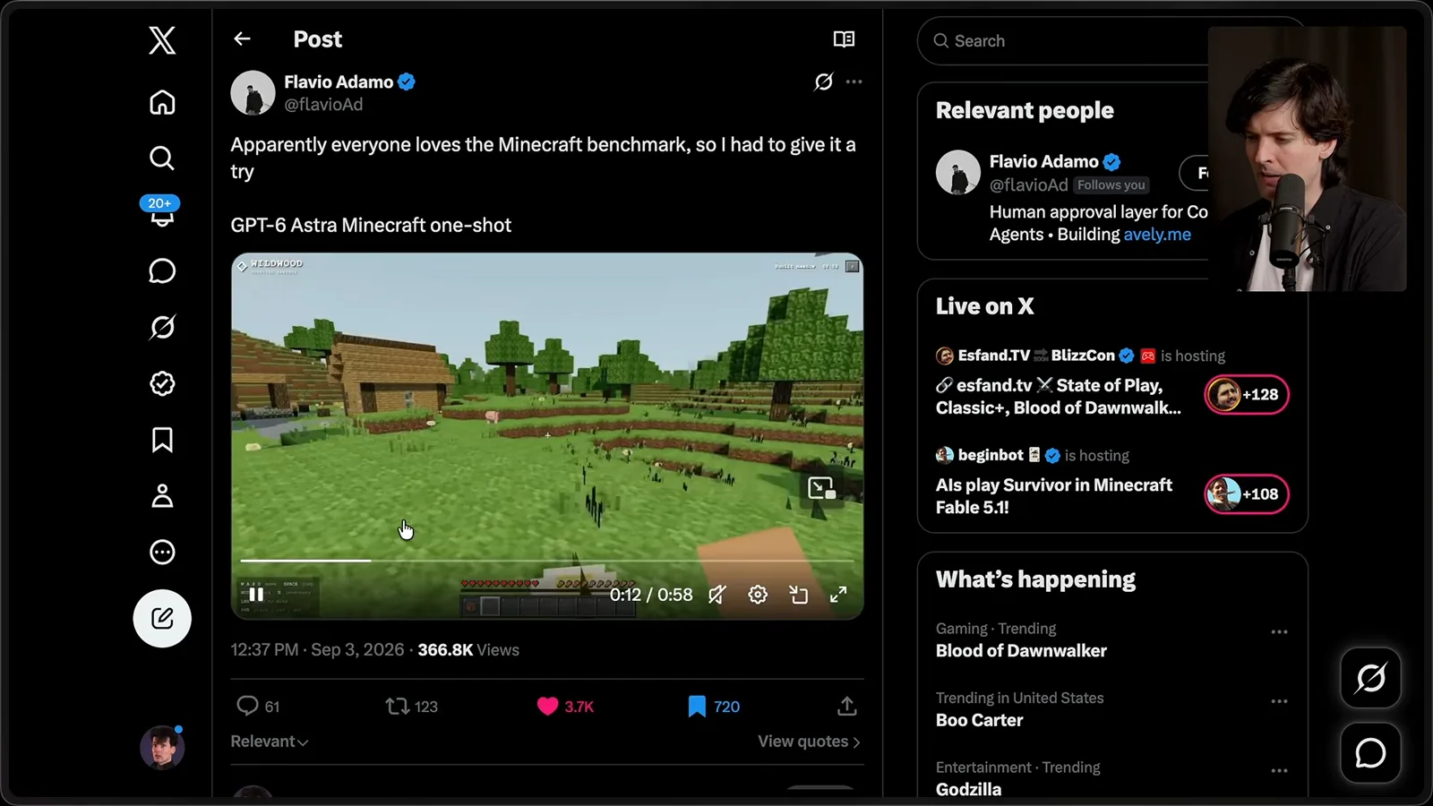 Minecraft-like 3D demonstration