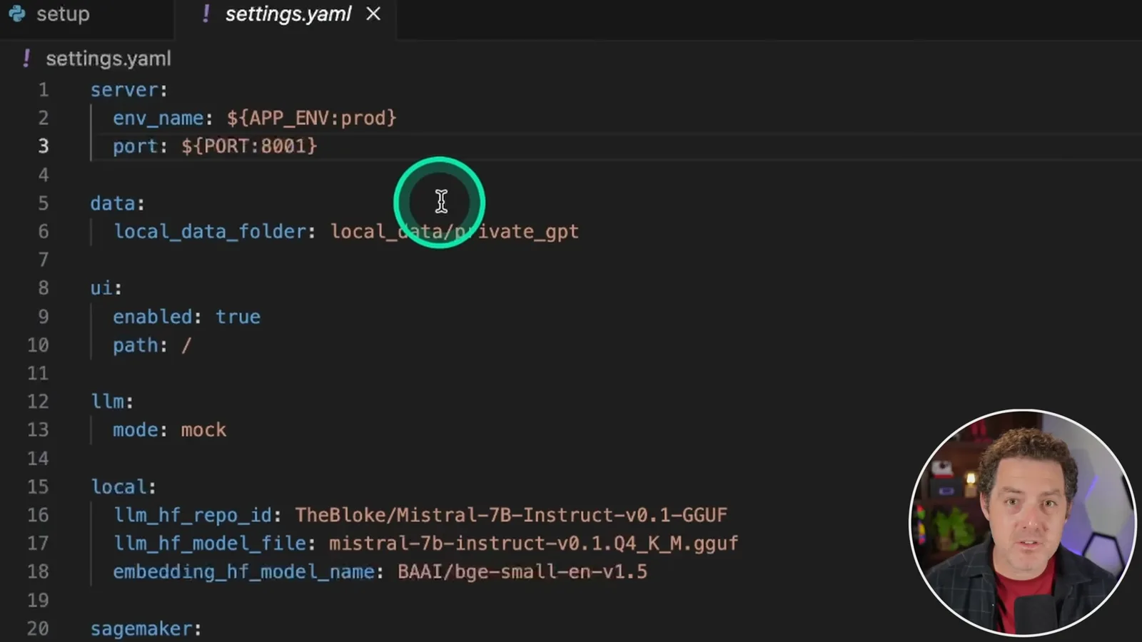 PrivateGPT configuration