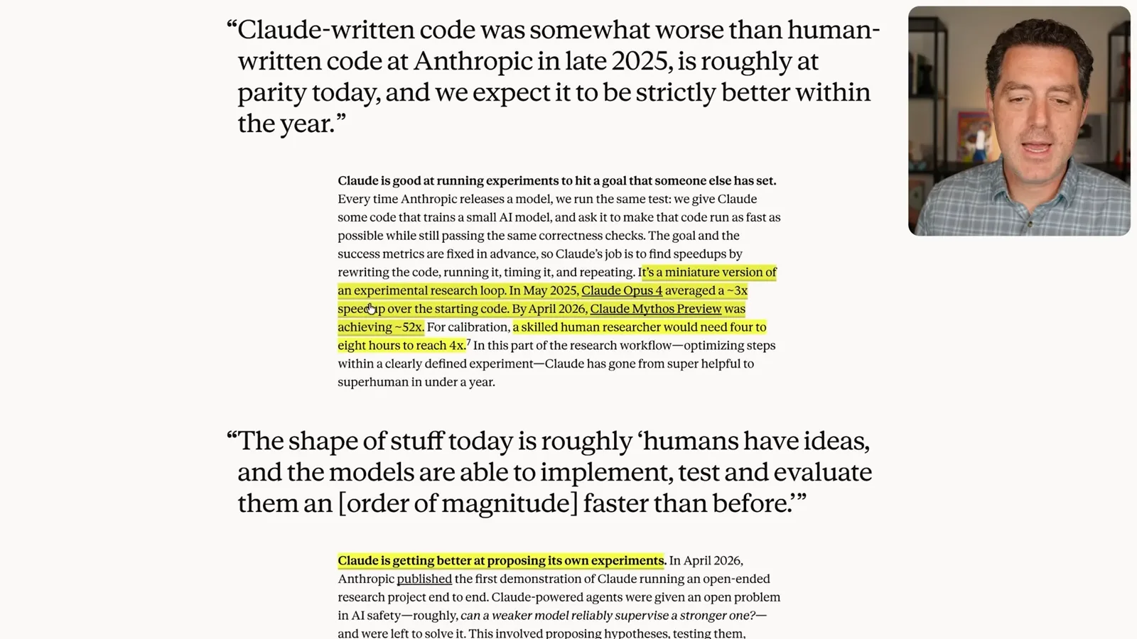 A bounded research optimization test