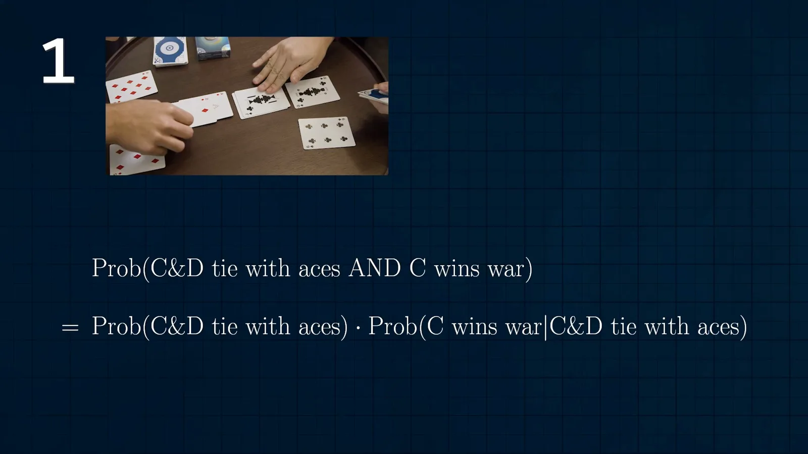 Probability of the first case