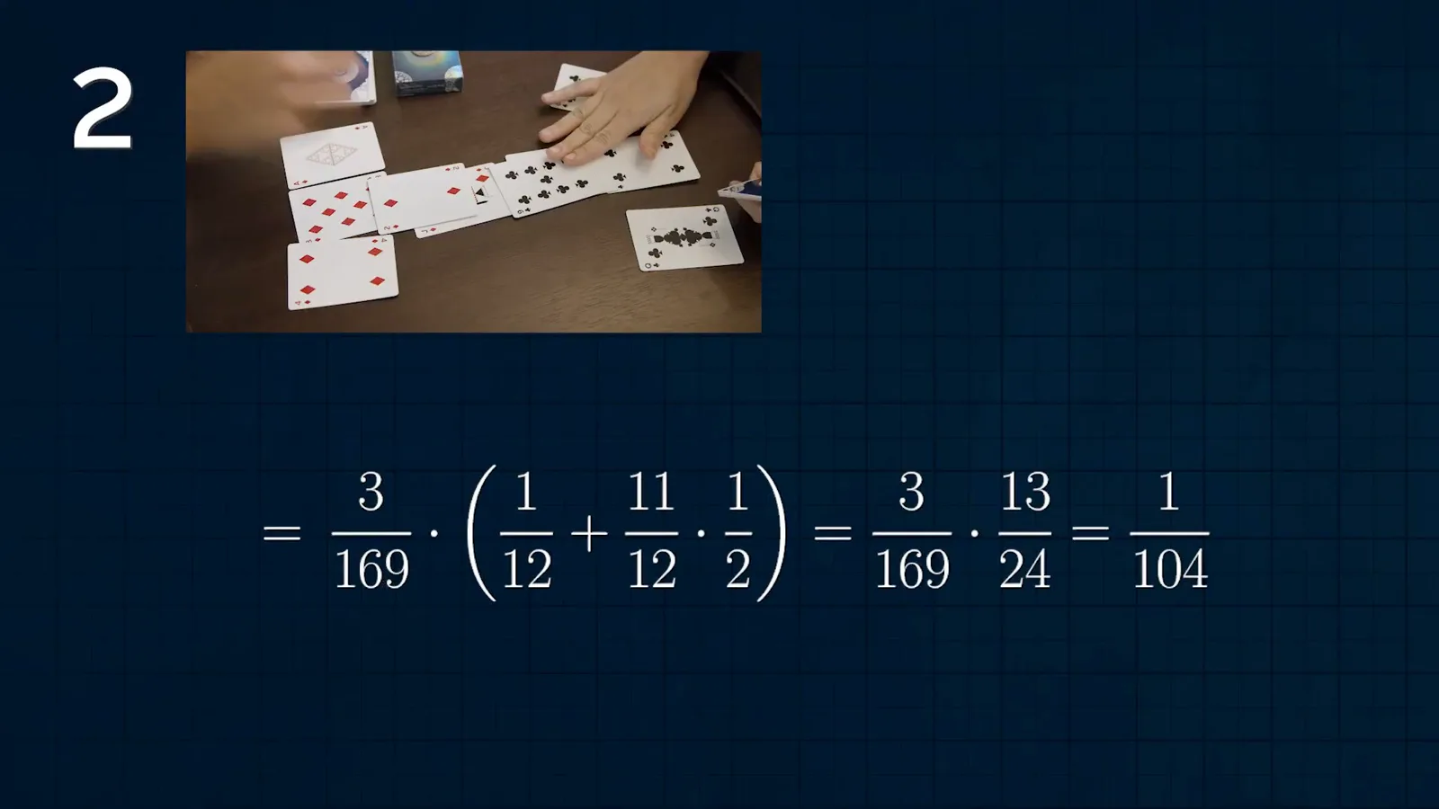 Probability of the second case