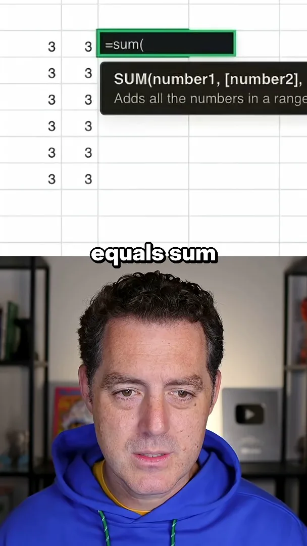 Testing a SUM formula