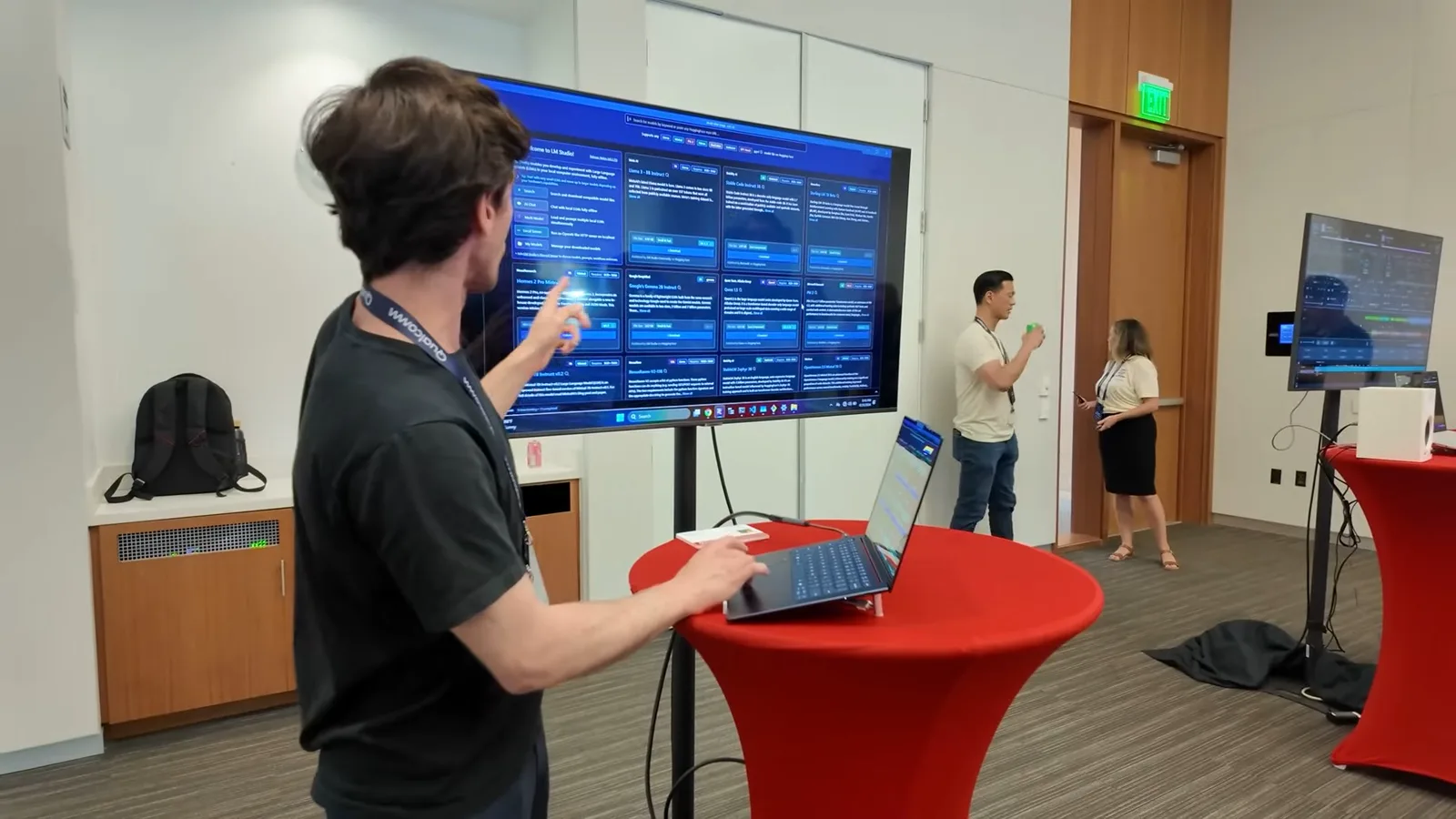 LM Studio at the Qualcomm event