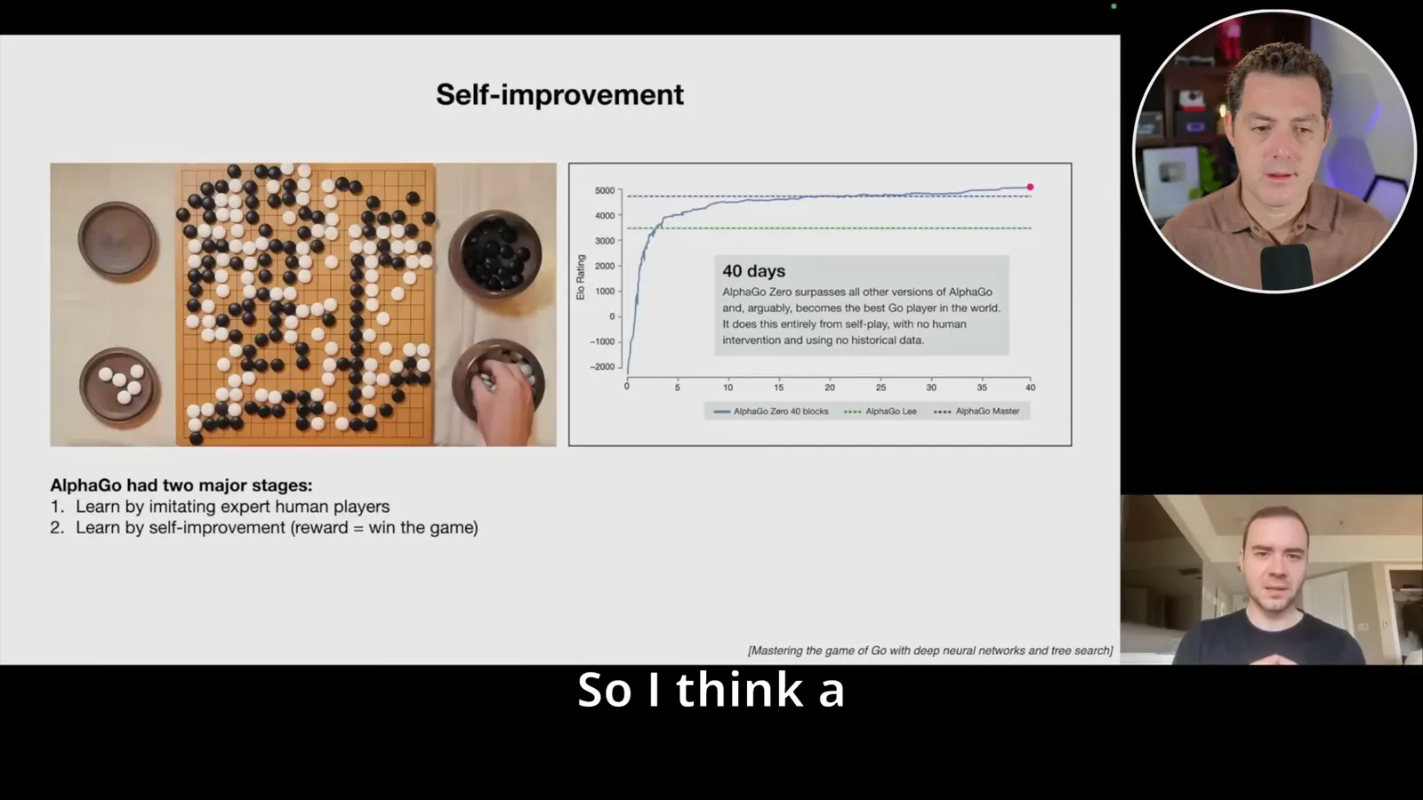 AlphaGo Zero and self-play