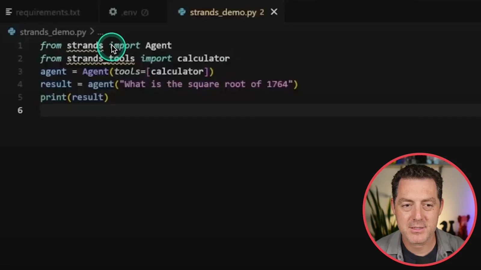 Calculator agent example