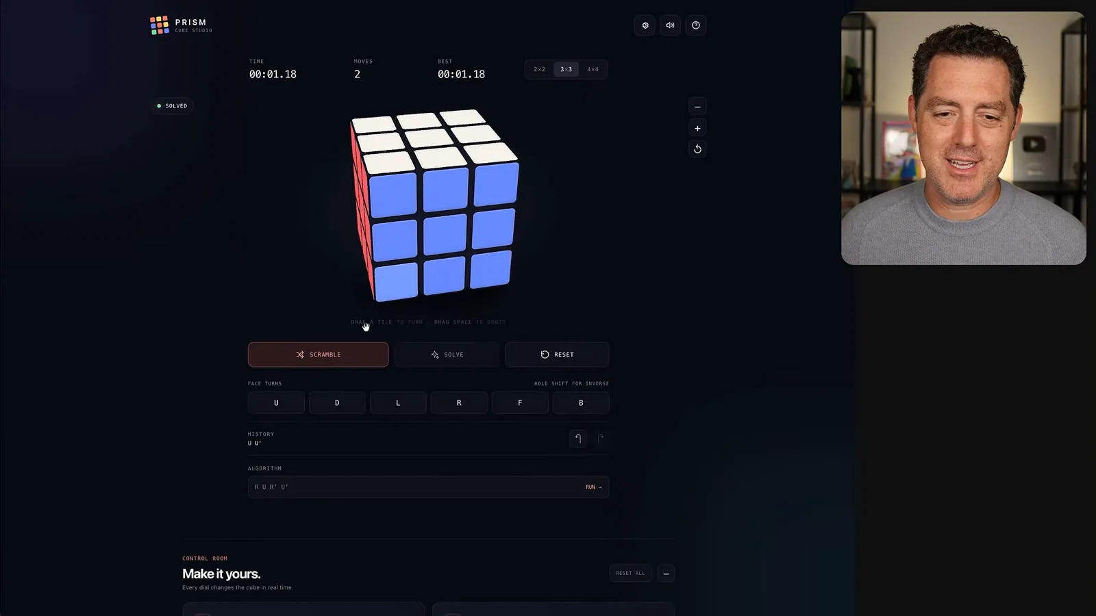Interactive cube