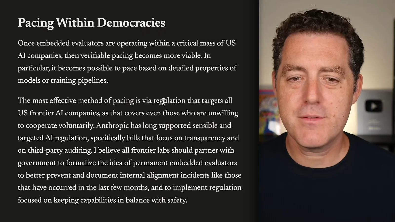 Pacing within democracies