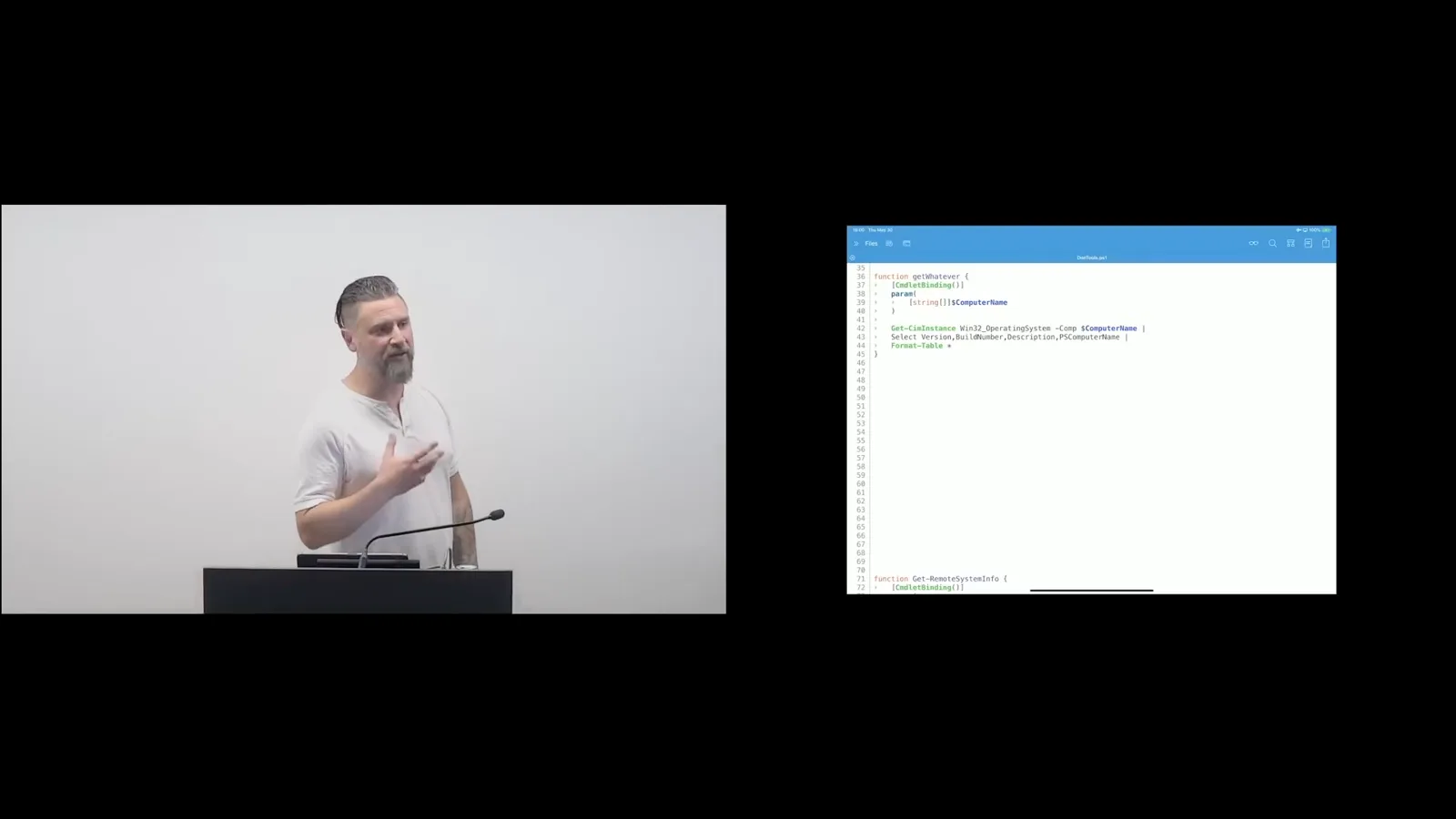 Formatting inside a function