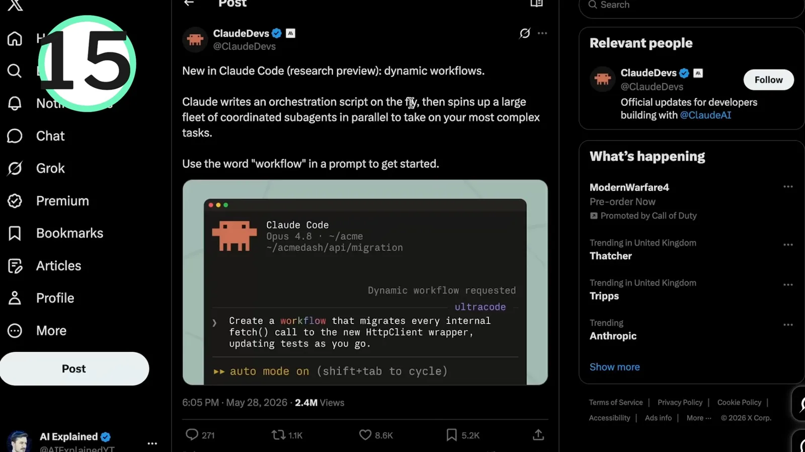 Dynamic workflows in Claude Code