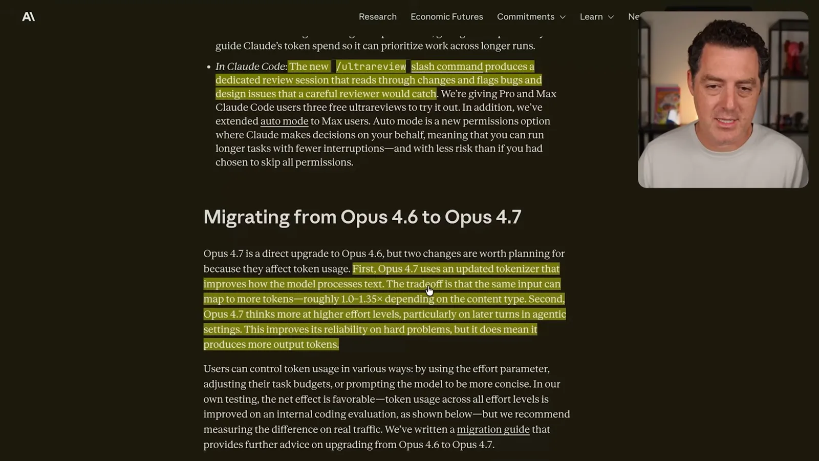 Opus 4.7 tokenization