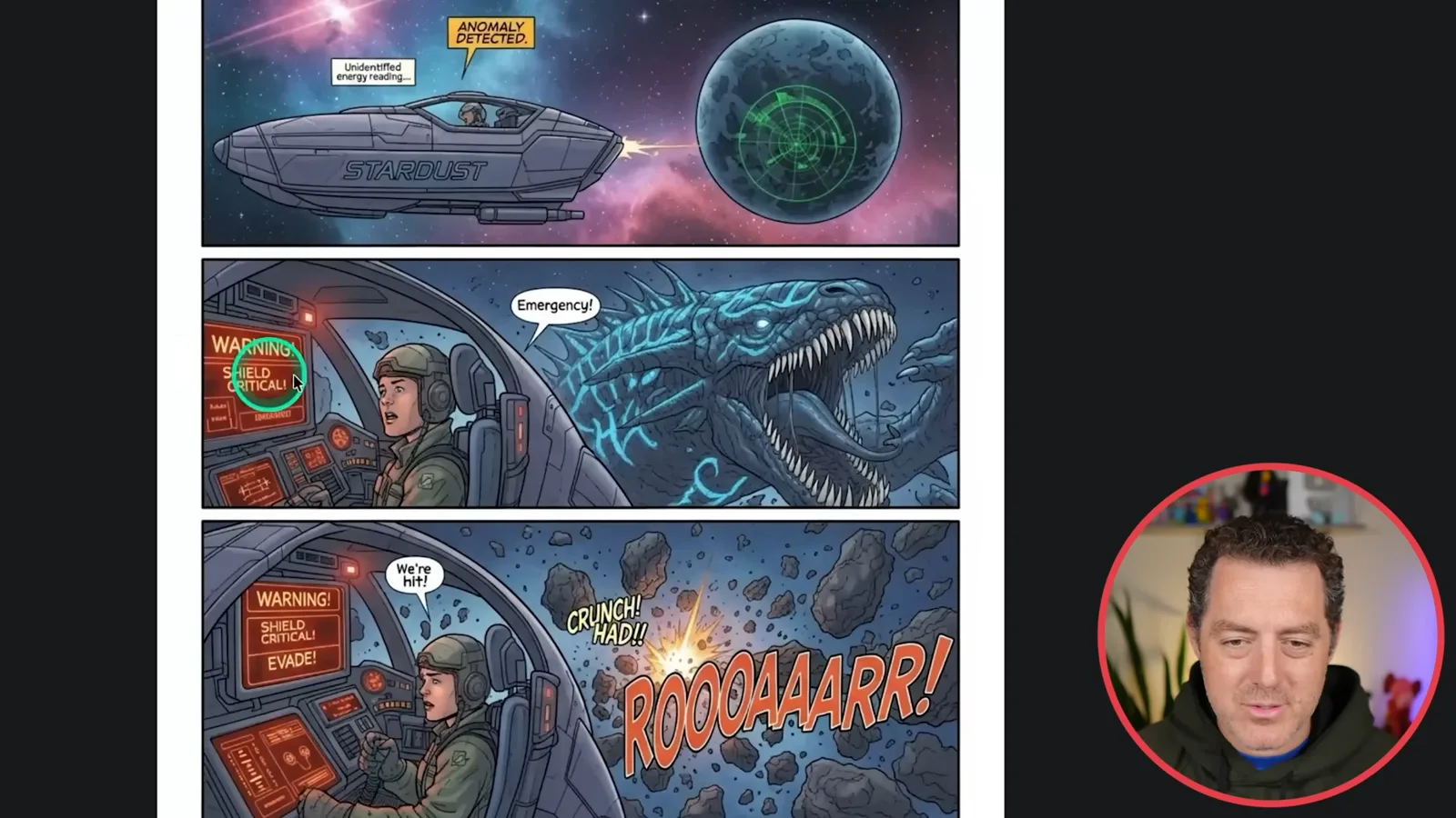 Imagen 4 comic example