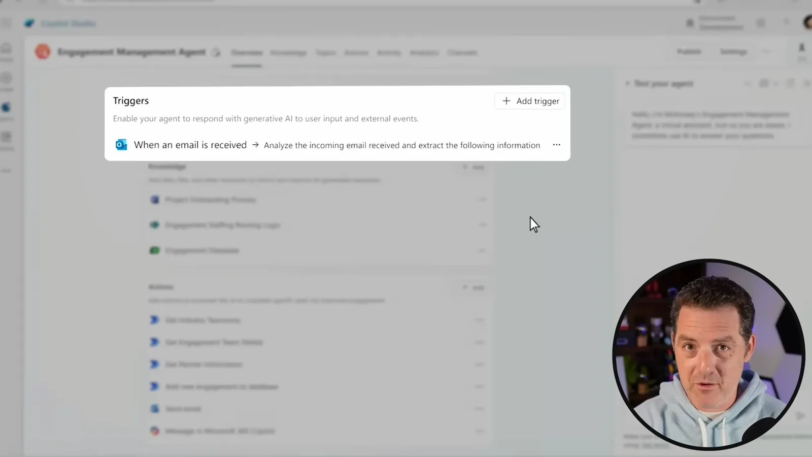 Copilot agent workflow