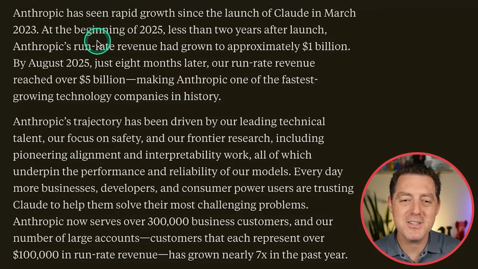 Anthropic revenue run rate