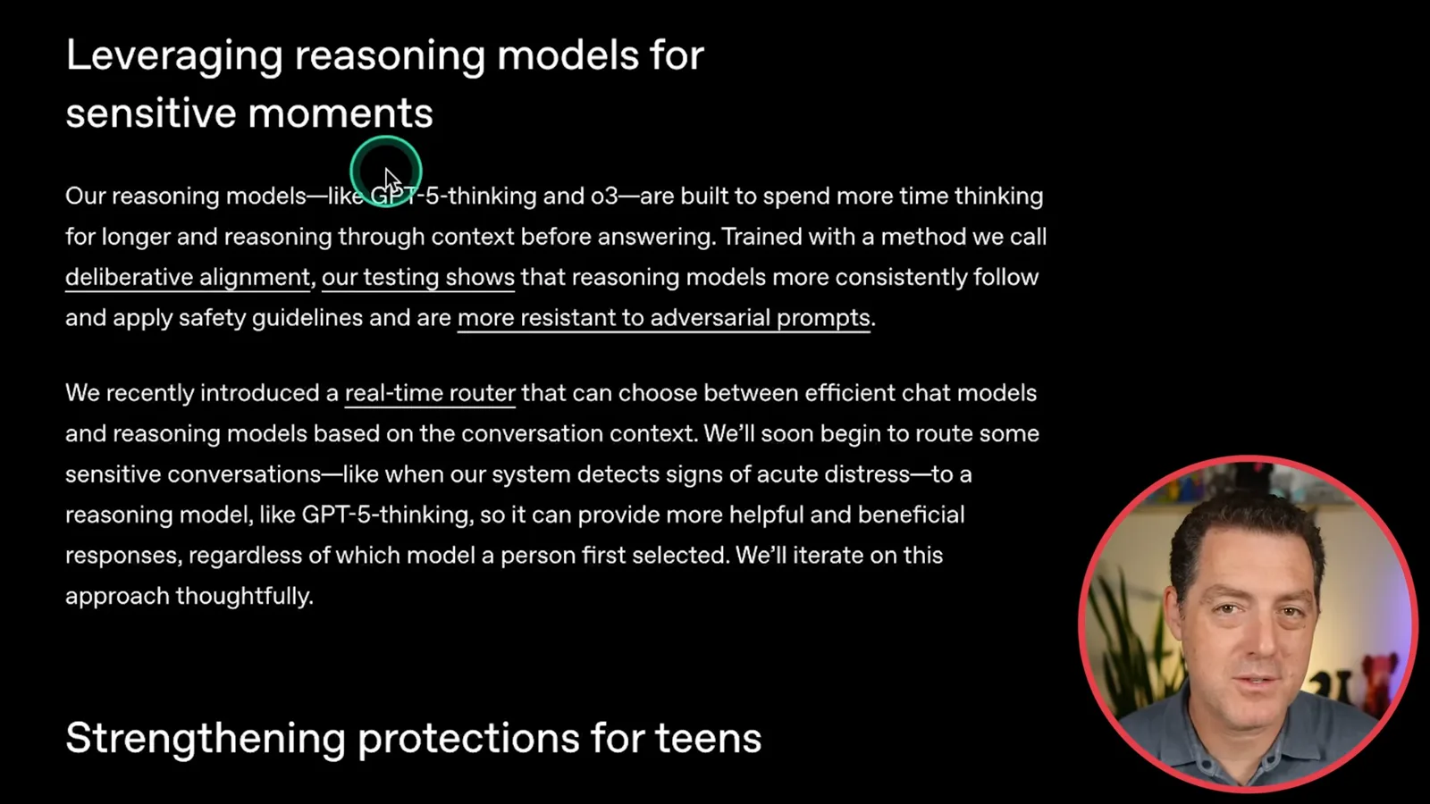 OpenAI’s sensitive-conversation plans