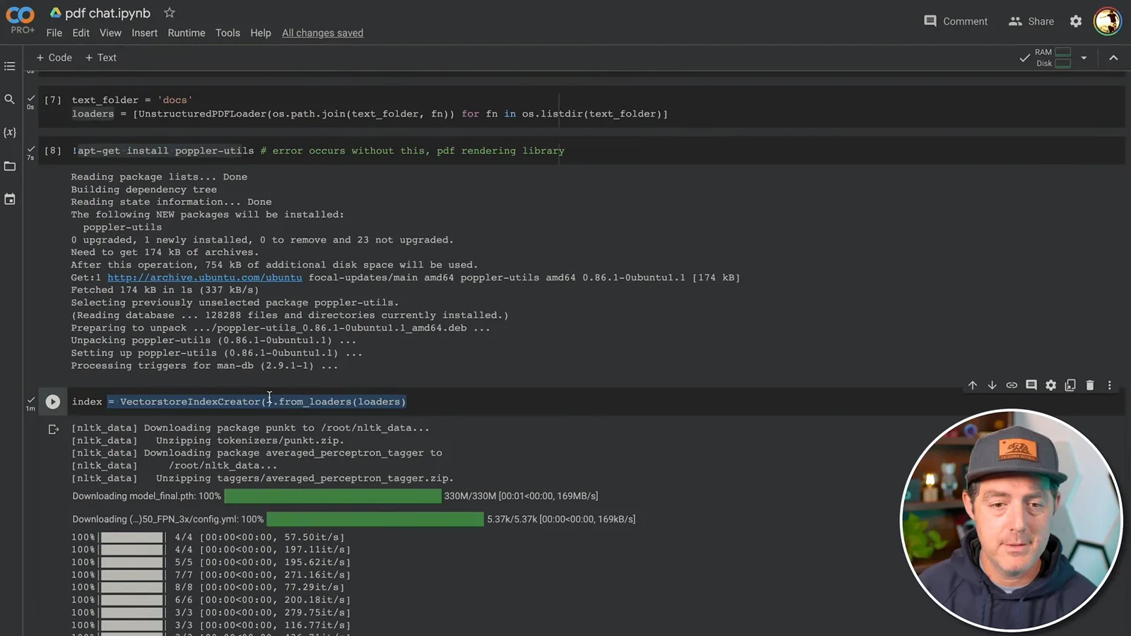 Creating the vector index