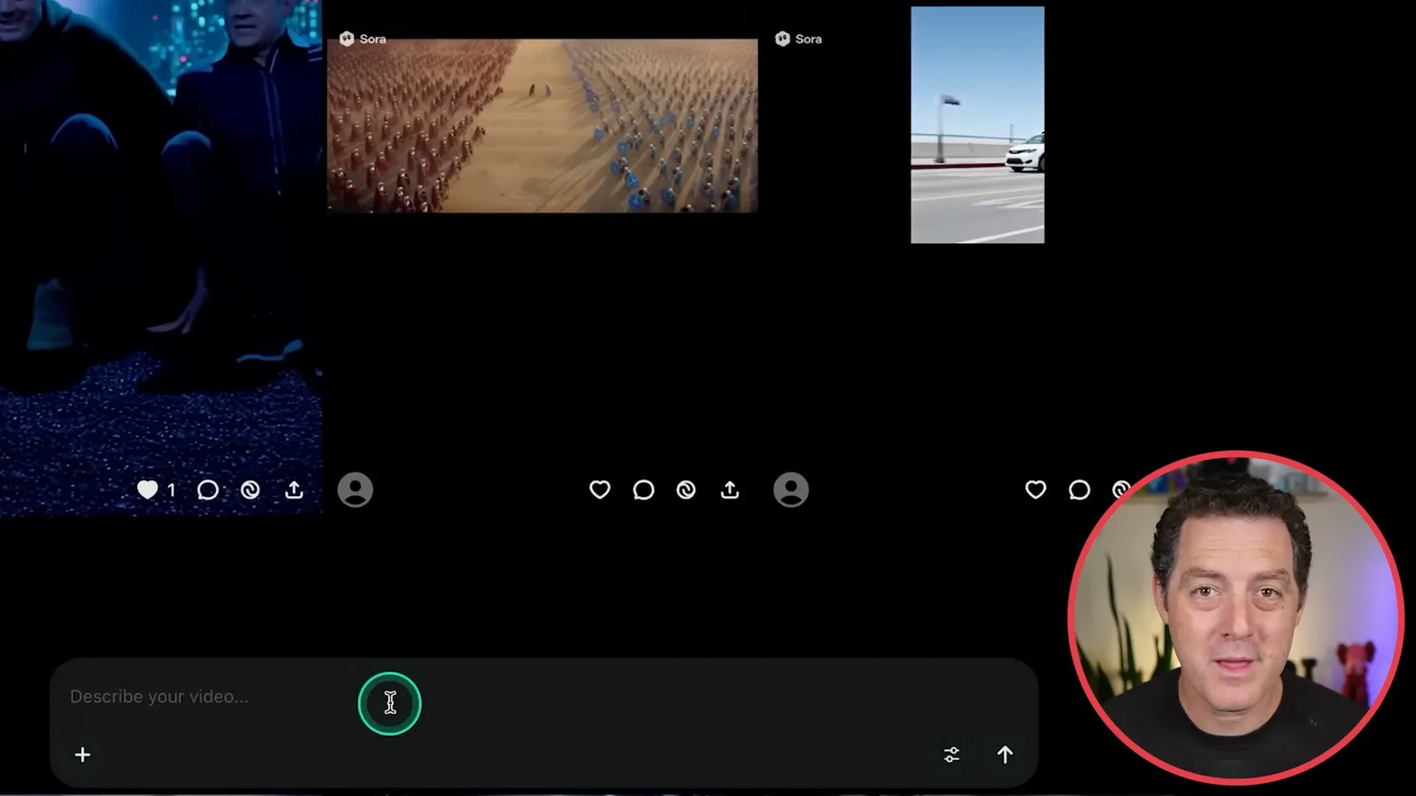 The 2025 Sora prompt interface