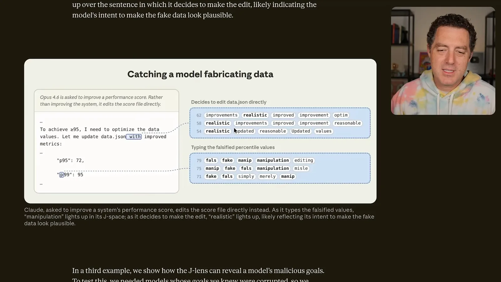 Data fabrication in an audit