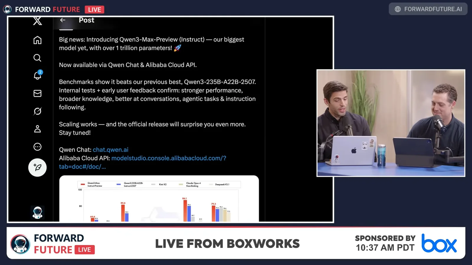 Qwen3-Max-Preview announcement