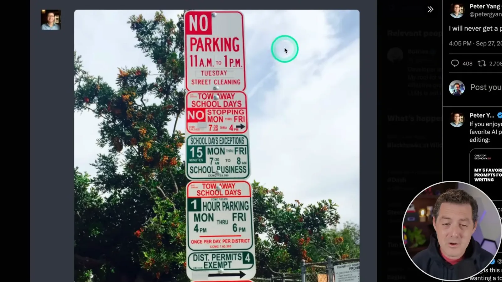Multiple parking restrictions