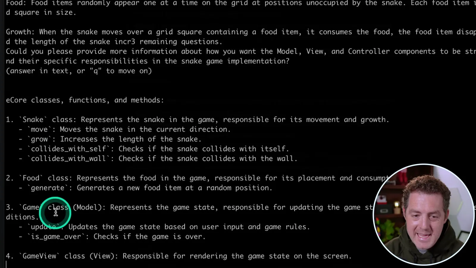 Generated game component outline