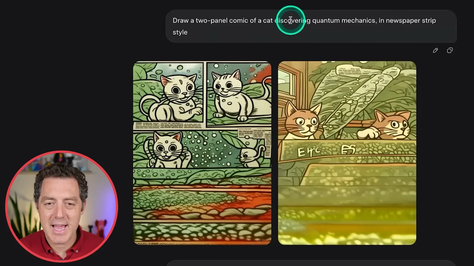 Generated comic example