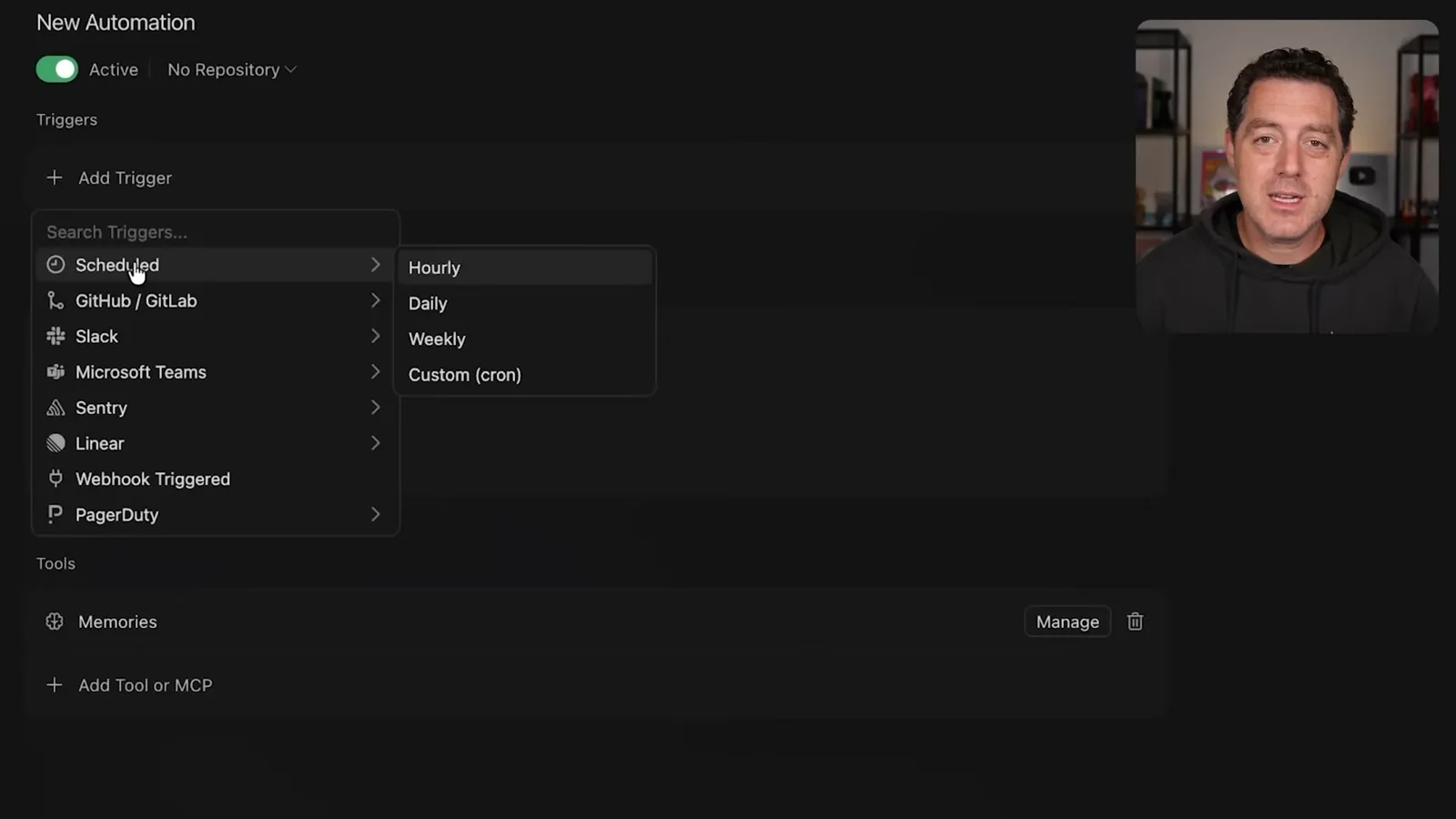 Scheduled triggers