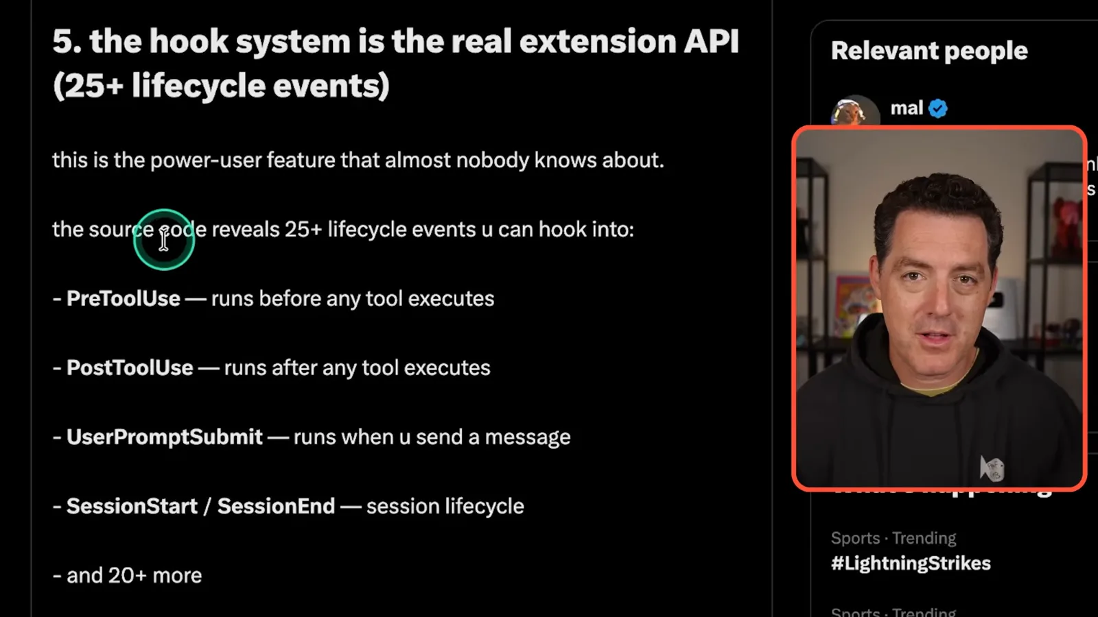 Hook lifecycle examples