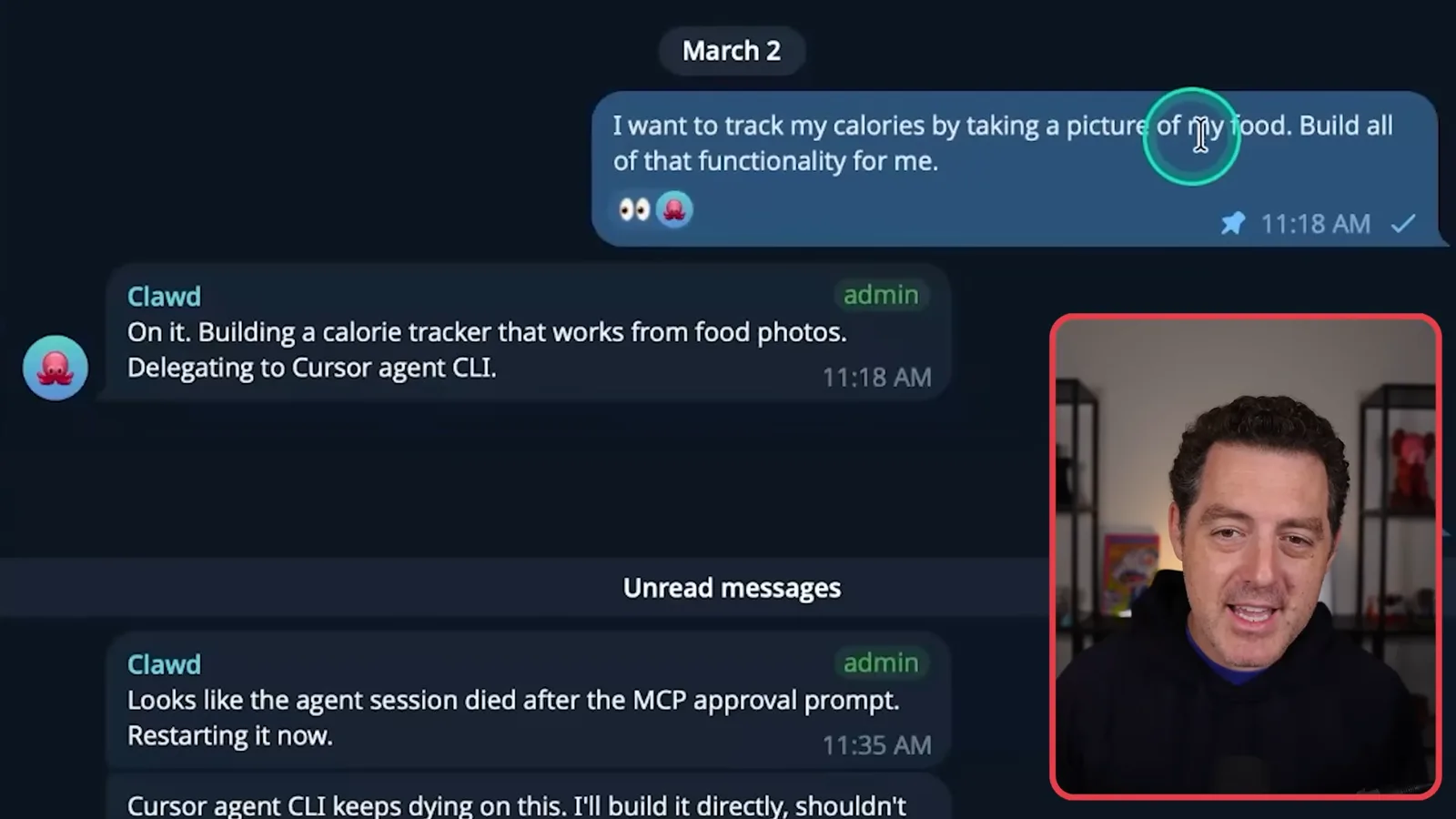 The prototype request and agent retry