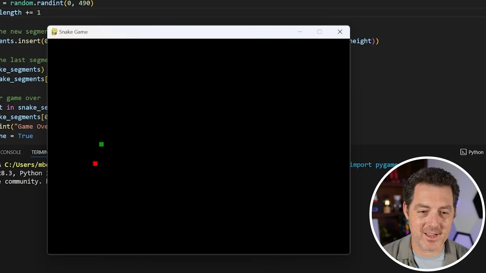 Generated Snake game