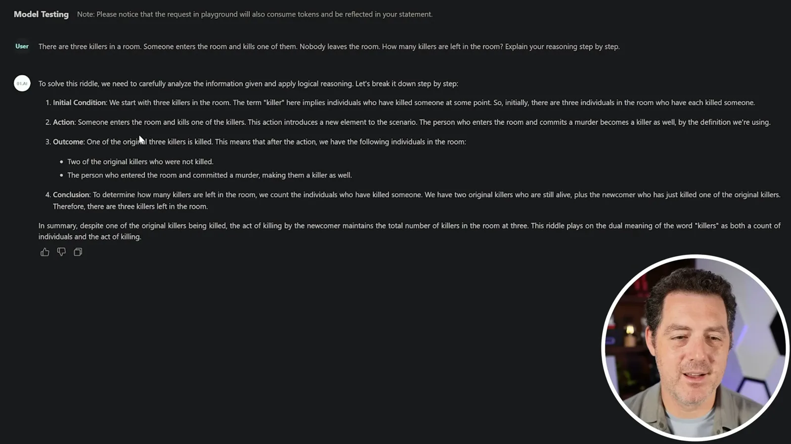Killers riddle answer