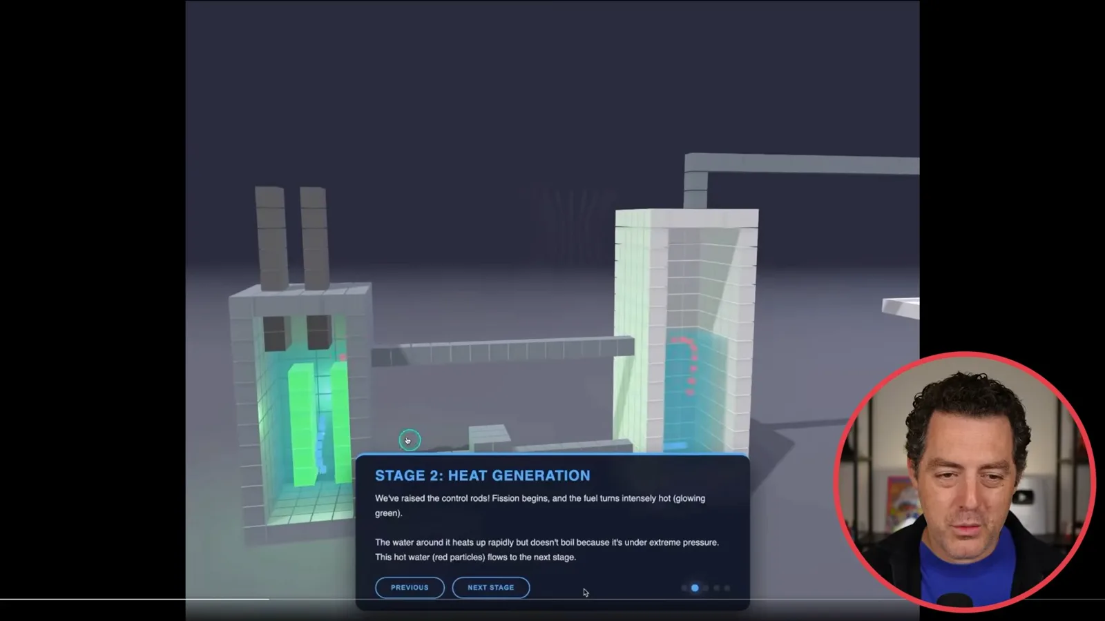 Voxel reactor explainer demo