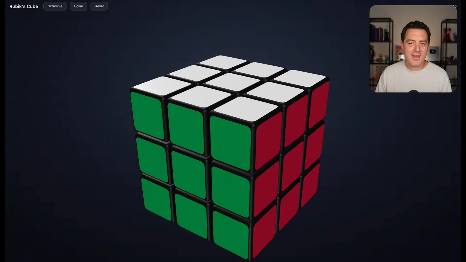 Interactive Rubik’s cube test