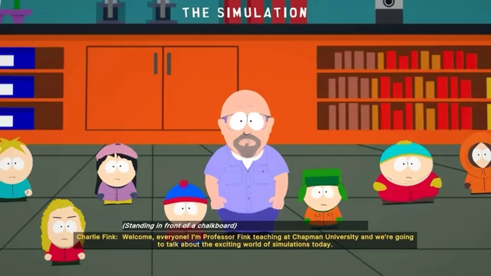 A generated classroom scene