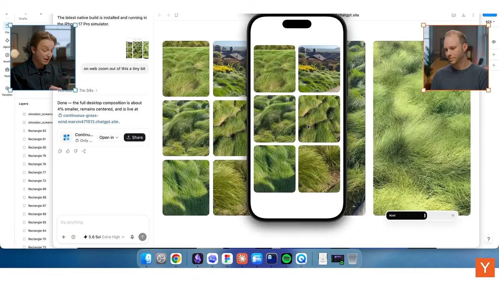 Grass studies on desktop and mobile