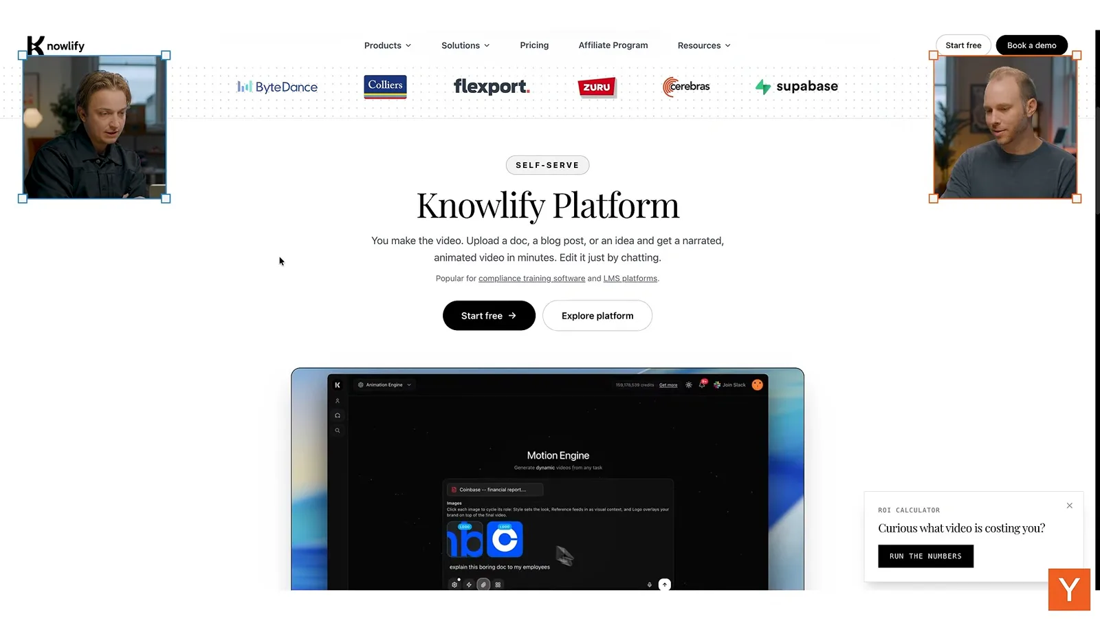 Knowlify platform section