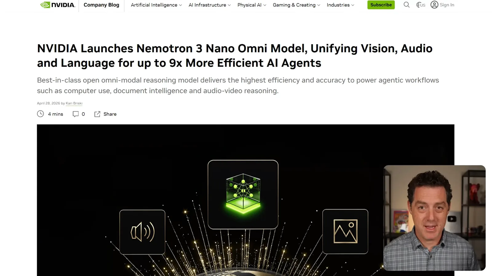 Nvidia’s Nemotron model announcement