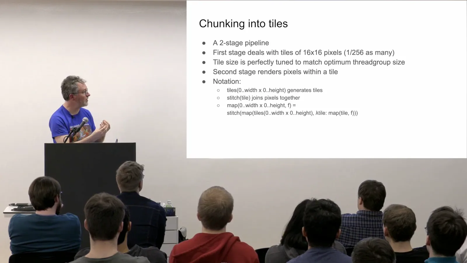 Chunking into tiles