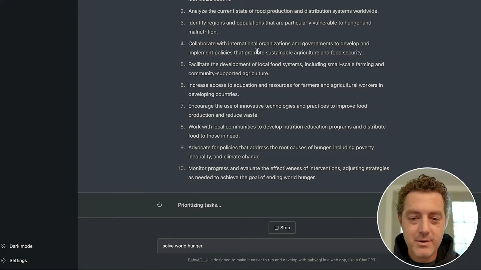 Generated task list