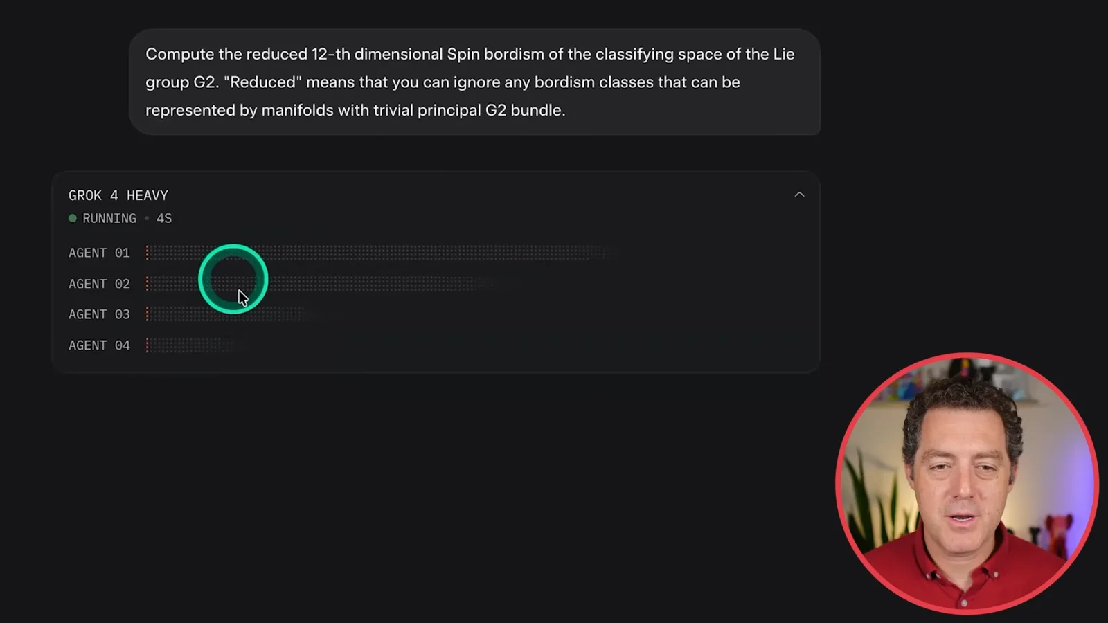 Grok 4 Heavy interface
