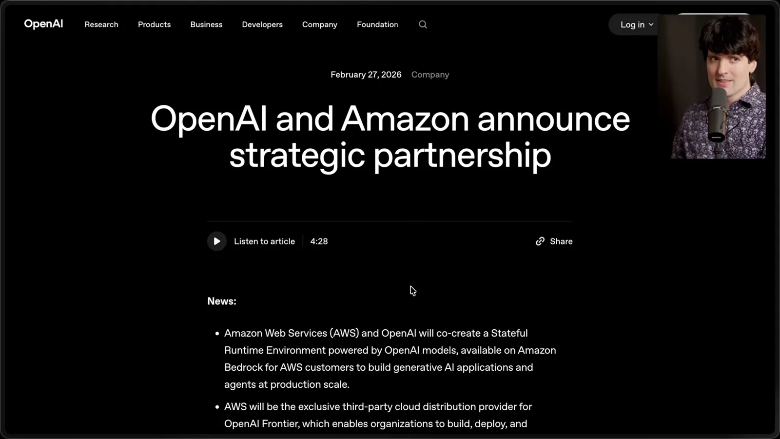OpenAI and Amazon’s February 2026 partnership