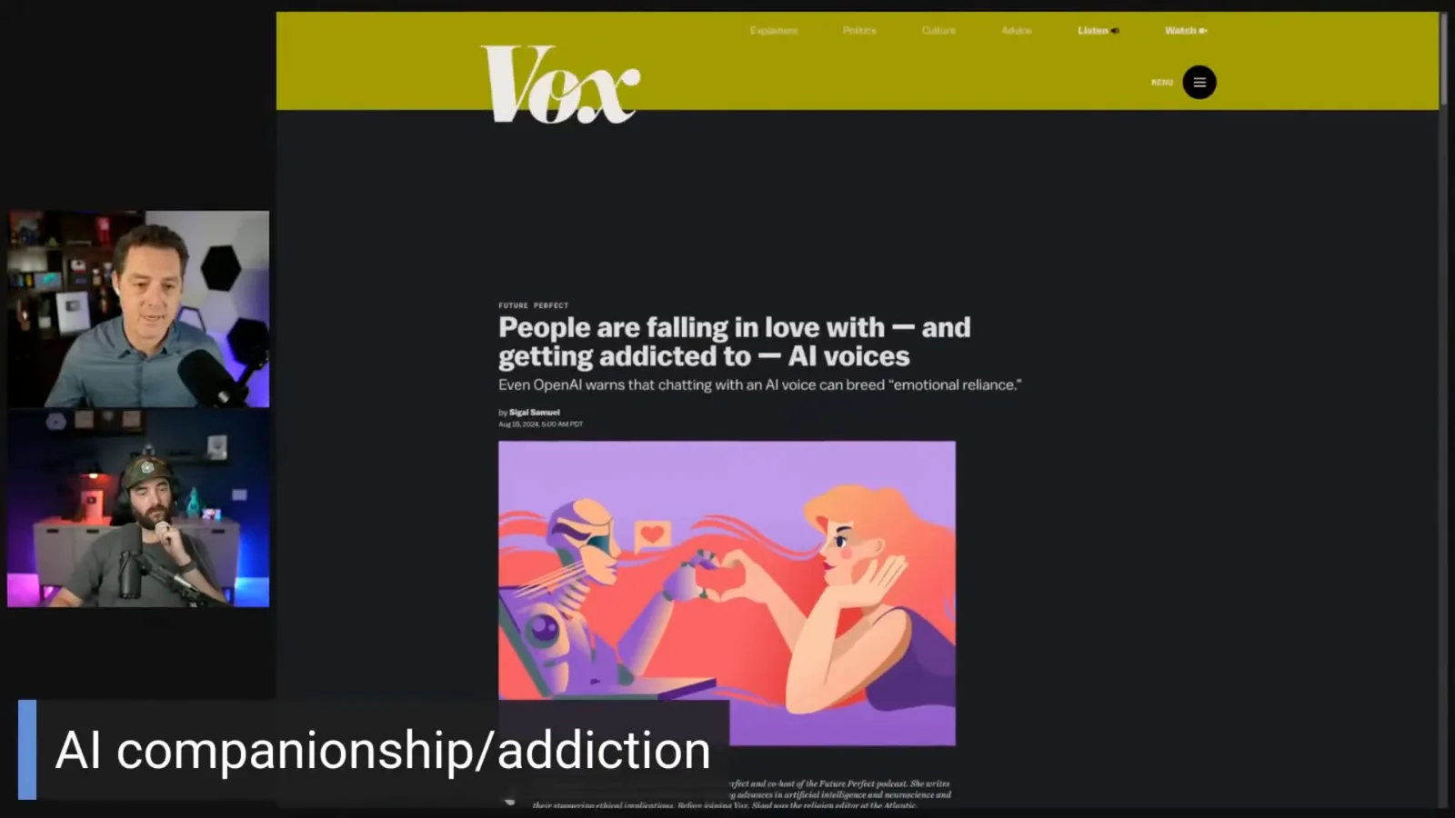 Article on AI companionship