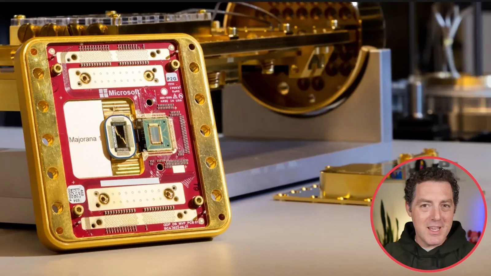 Majorana 1 device assembly