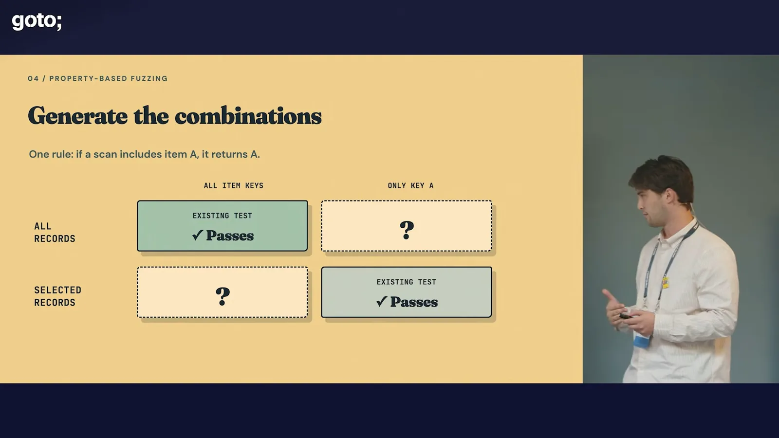 Generate the combinations