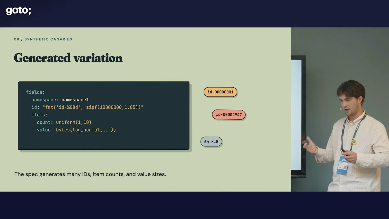 Generated workload variation