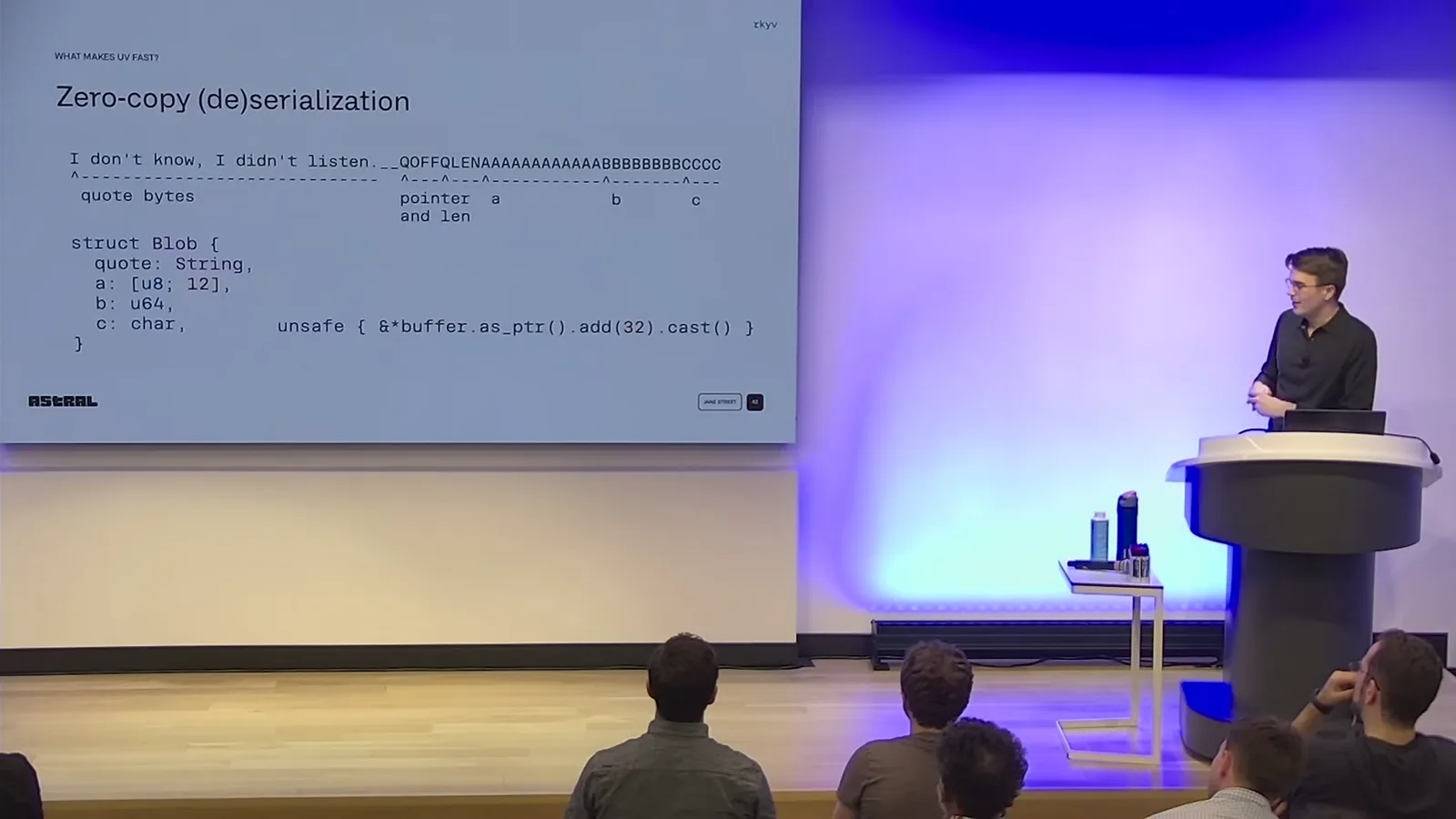 Zero-copy metadata