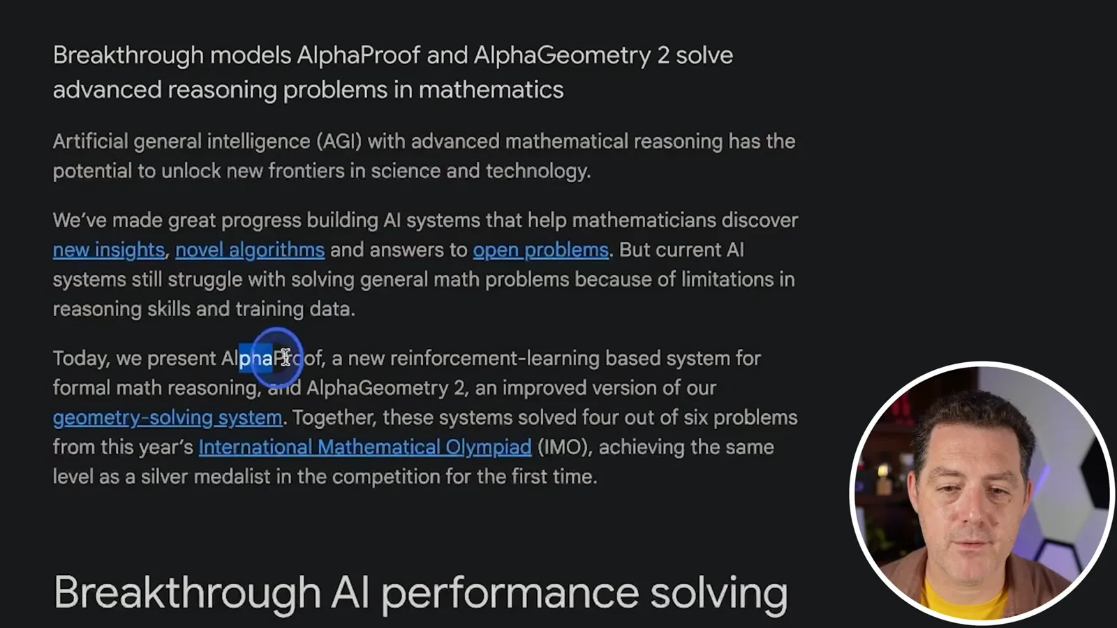 AlphaProof and AlphaGeometry 2