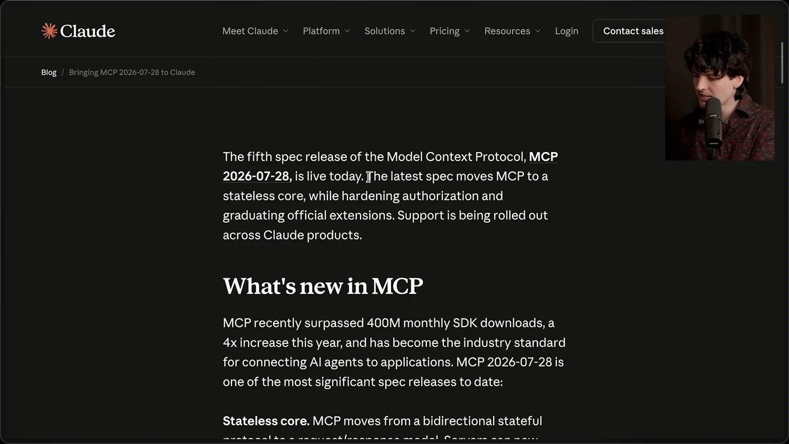 Anthropic introduces MCP 2026-07-28
